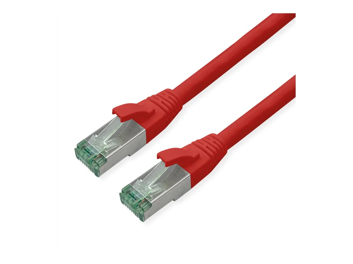 ROLINE RM Patchkabel Kat.6A rot 15m