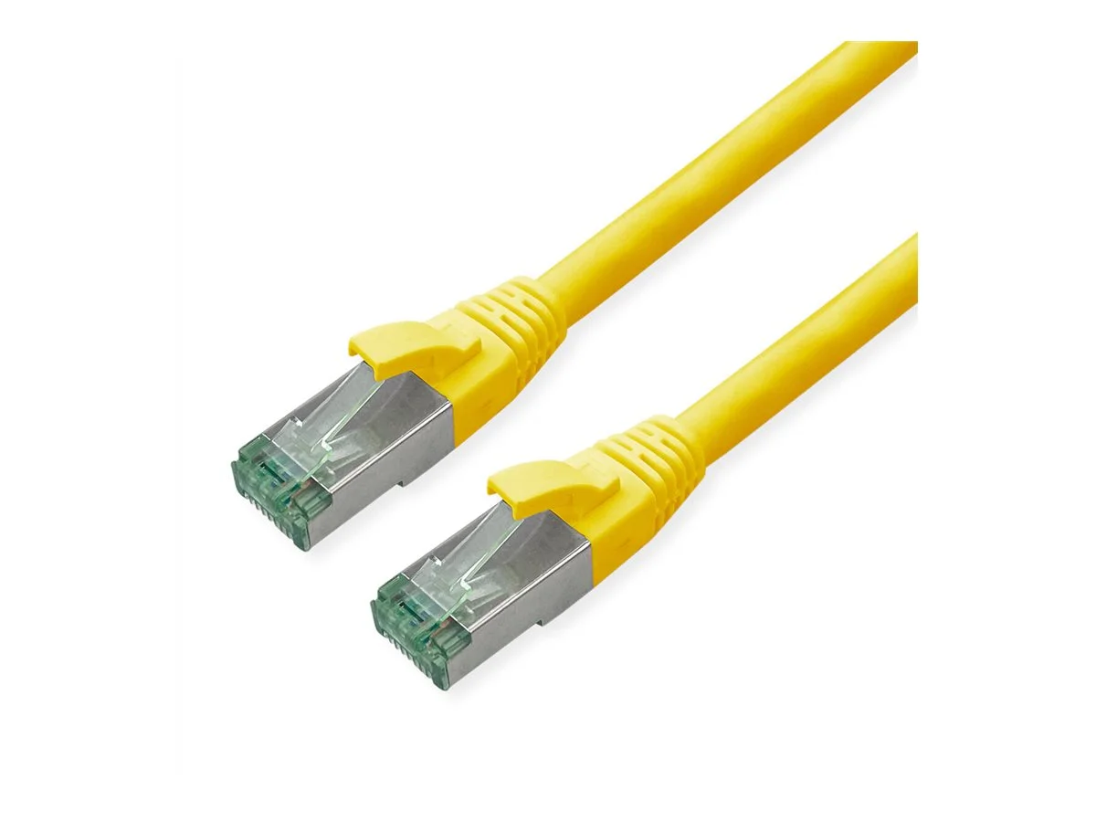 ROLINE RM Patchkabel Kat.6A gelb 1m