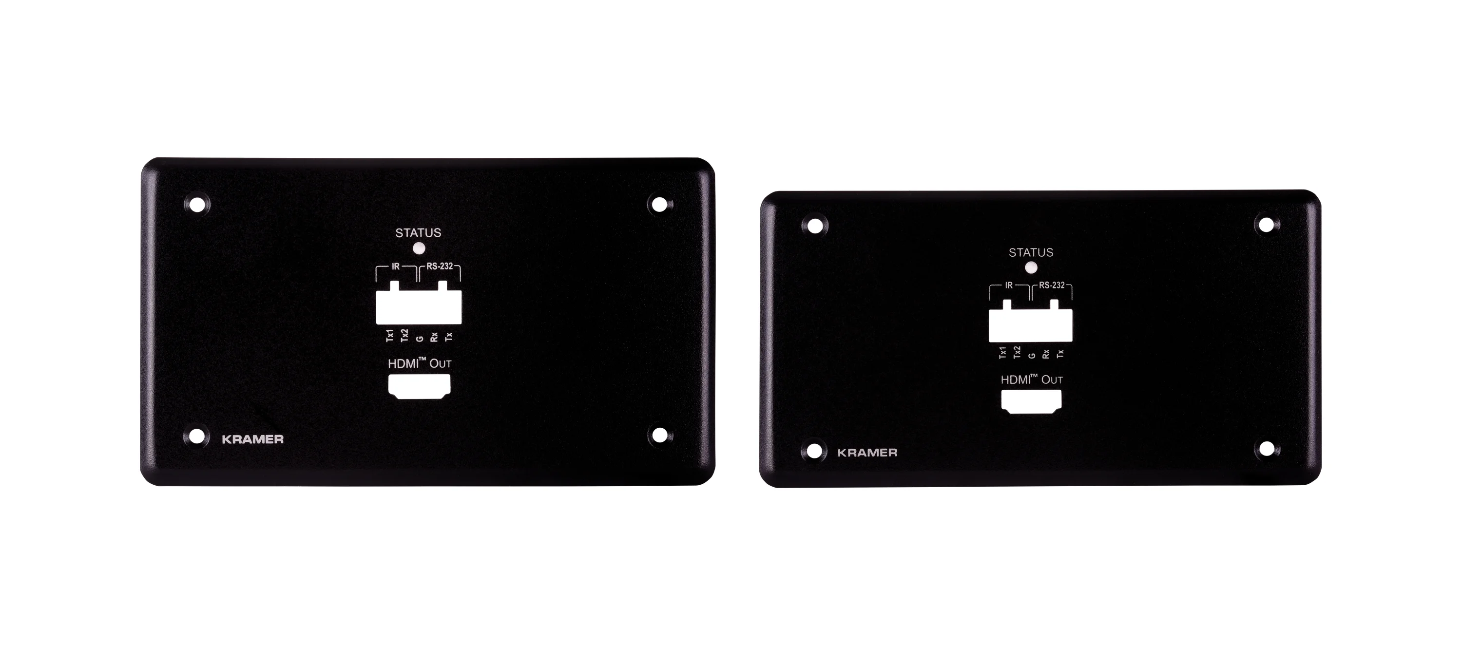 WP-789R EU PANEL SET – WP-789R EU/UK Frontblenden-Satz in schwarz für WP-789R Unterputzgerät