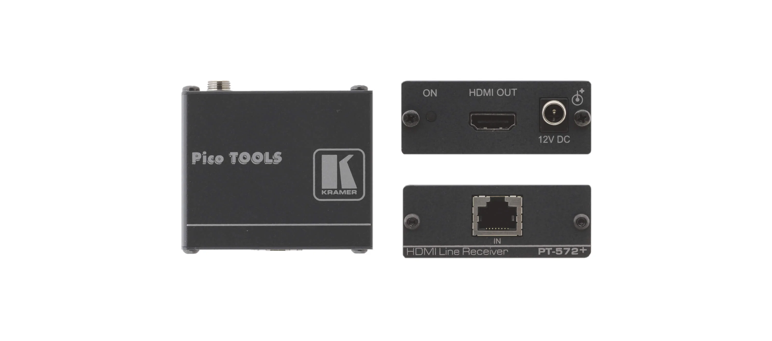 PT-572+ – Kompakter Twisted Pair Empfänger für HDMI (HDCP 2.2)