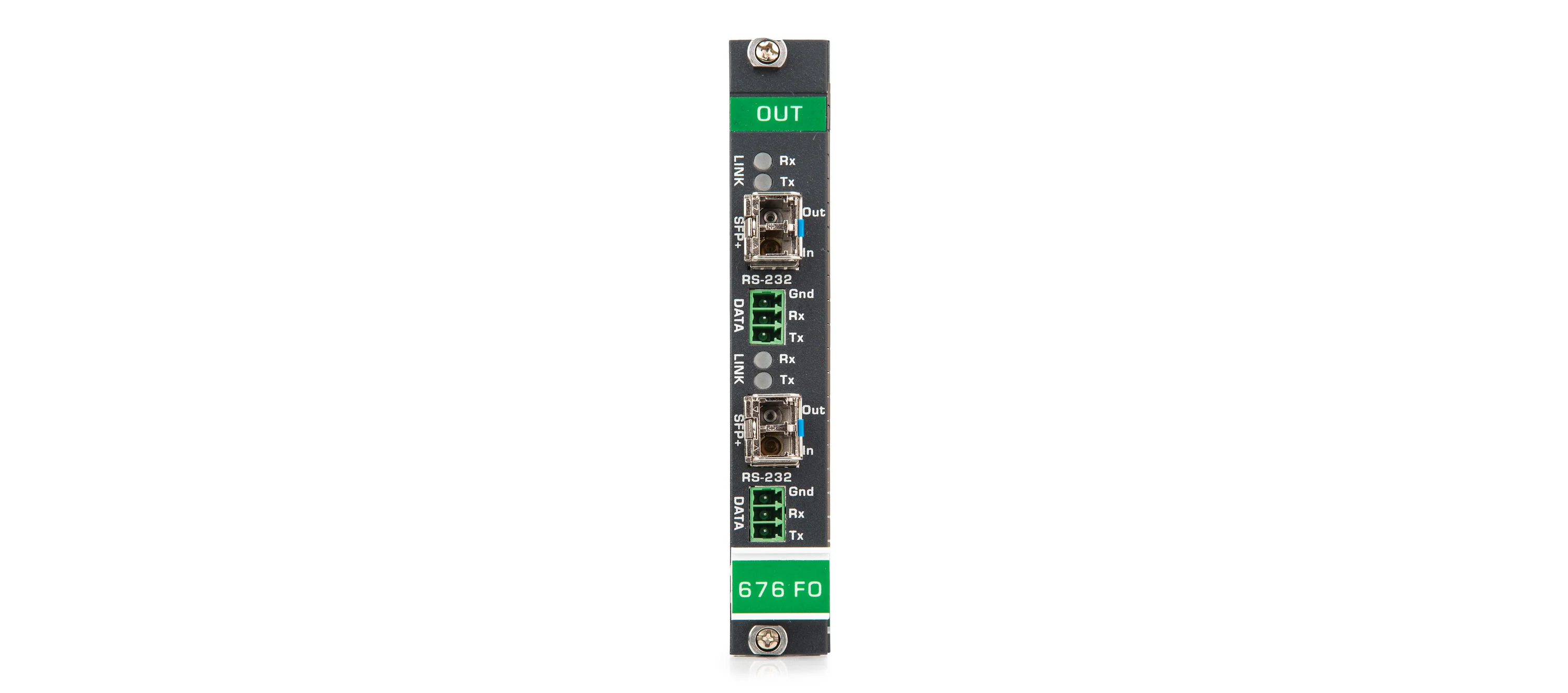 F676-OUT2-F34 – 4K60 4:4:4 HDMI over Ultra−Reach MM/SM Fiber Optic Output Card