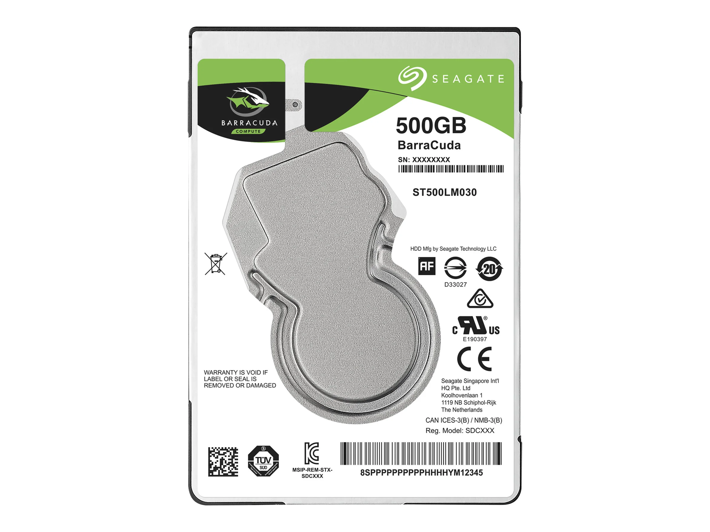 SEAGATE Barracuda 500GB HDD SATA 2,5Zoll