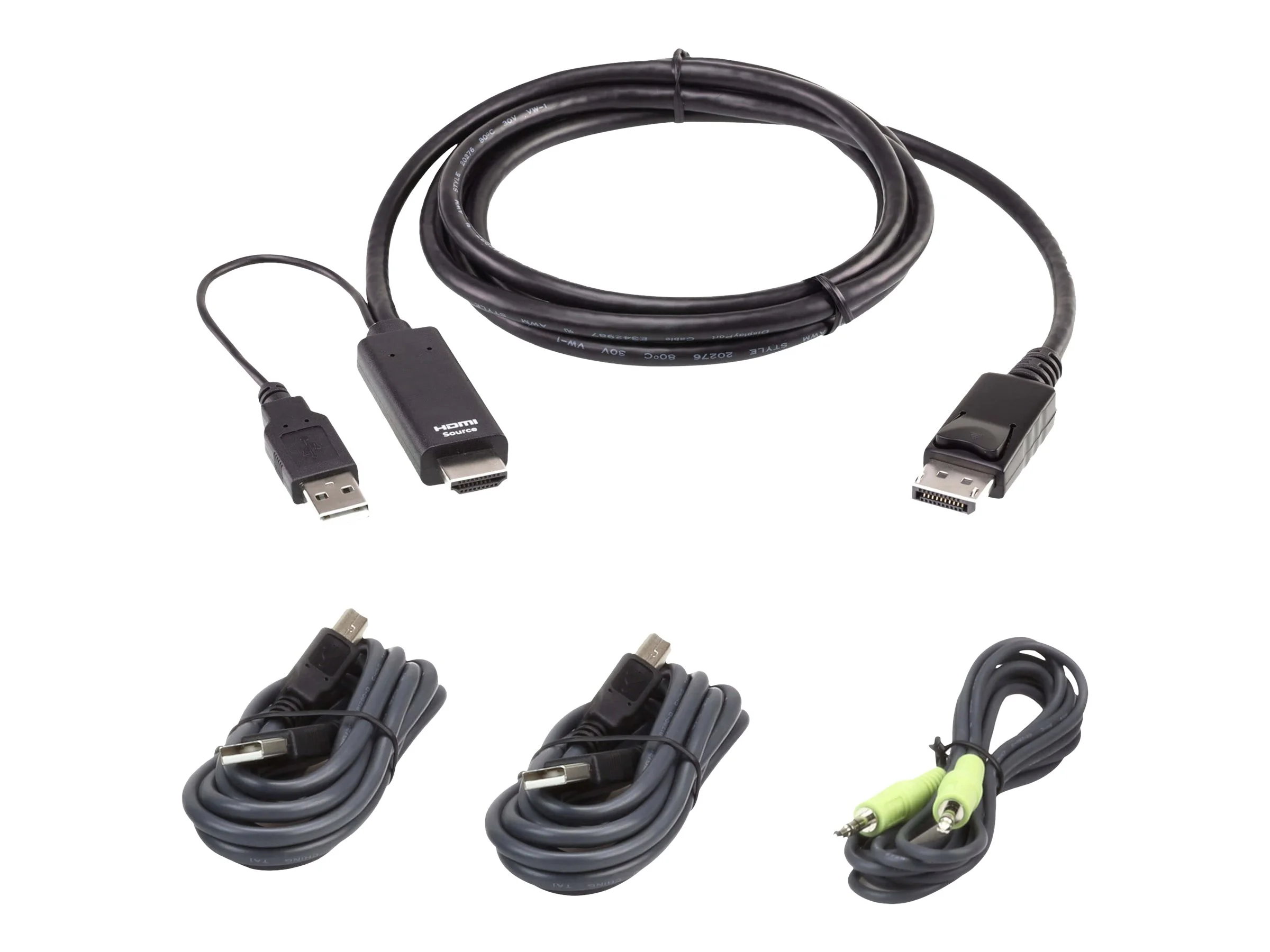 ATEN 2L-7D02UHDPX4 HDMI zu DP KVM
