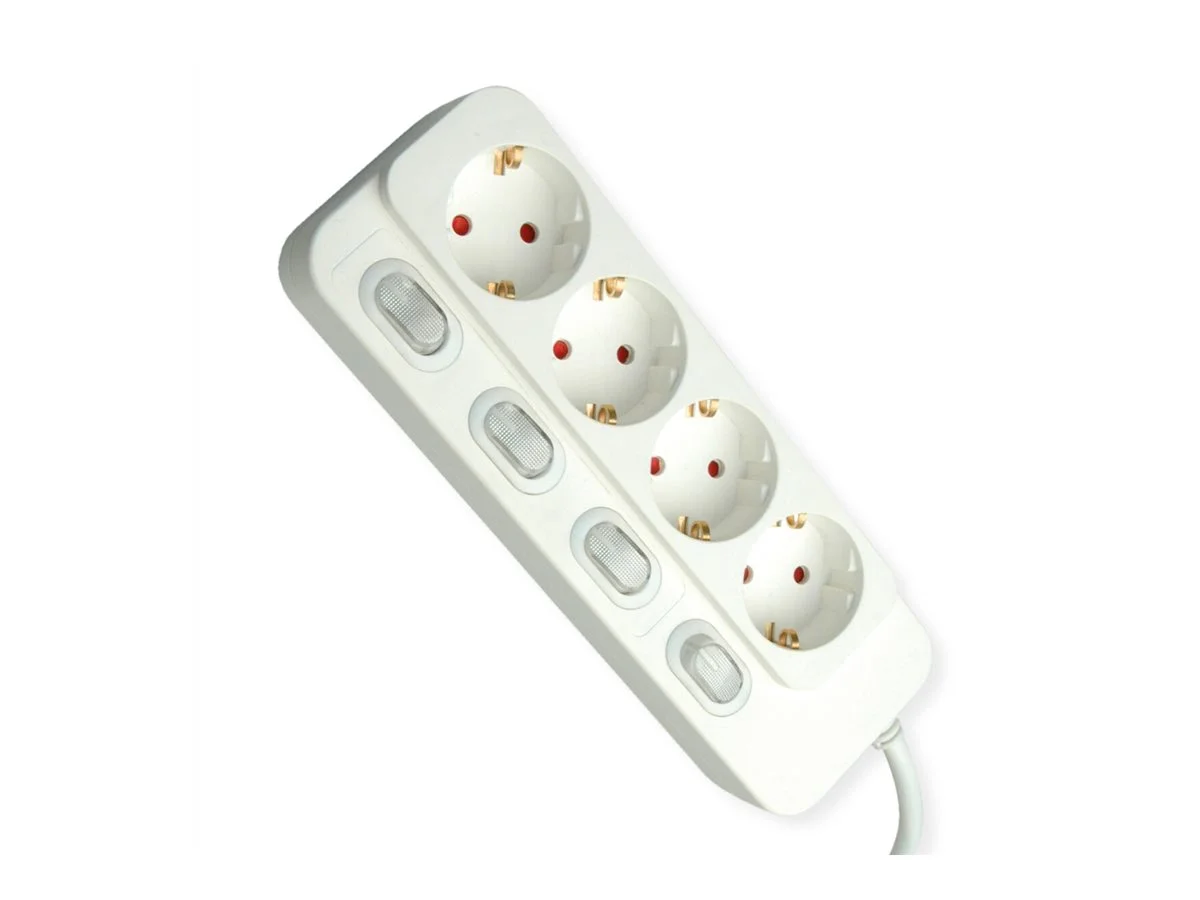 VALUE 4-fach Steckdosenleiste 1,5m