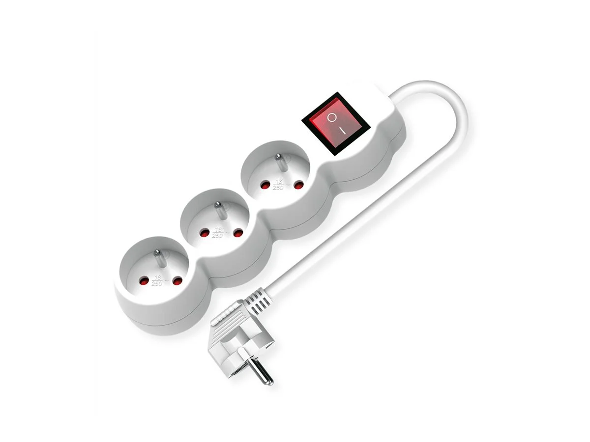 VALUE 3-fach Steckdosenleiste UTE 3m