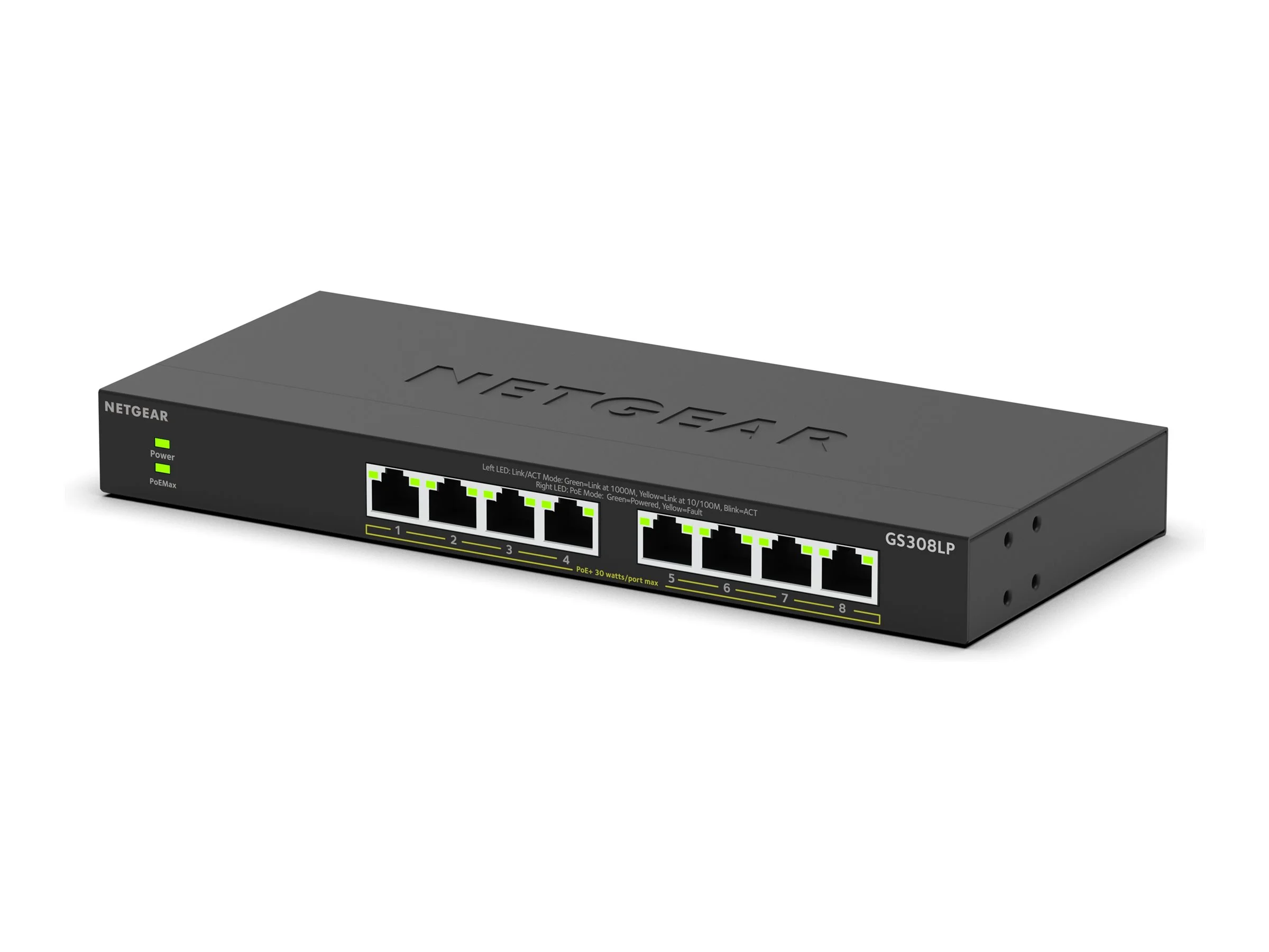 NETGEAR 8-PORT POE GIGABIT UNMANAGED SWI