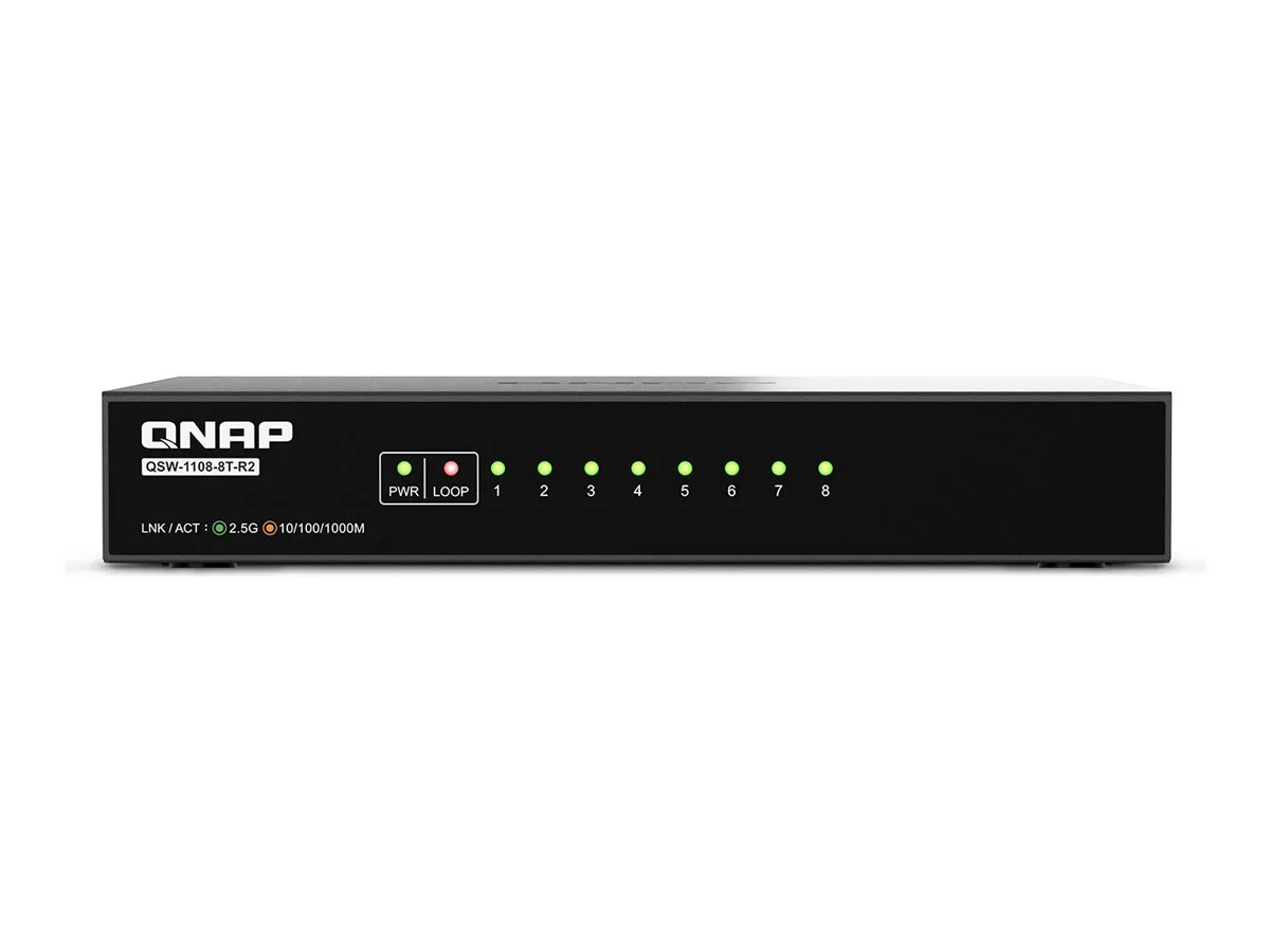 QNAP QSW-1108-8T-R2 8 port 2.5Gbps