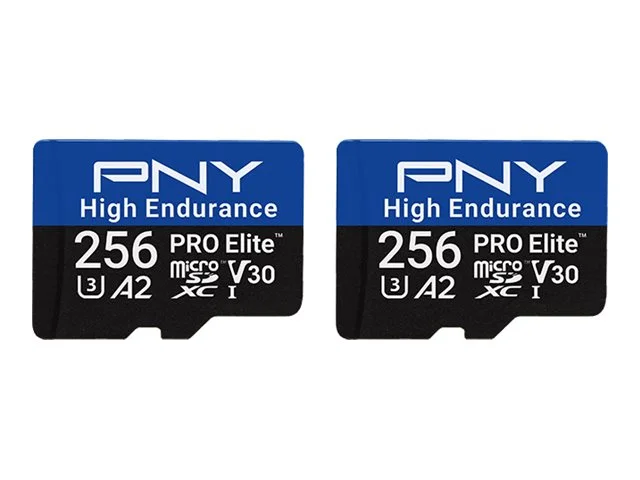 PNY microSD Pro Elite HE 256GB Twin Pack