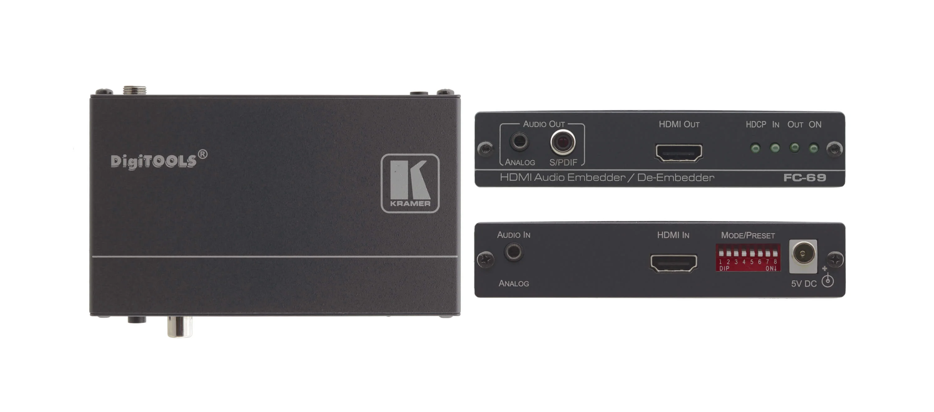 FC-69 – 4K 60 4:2:0 UHD HDMI-Audio Ein- und Auskoppler