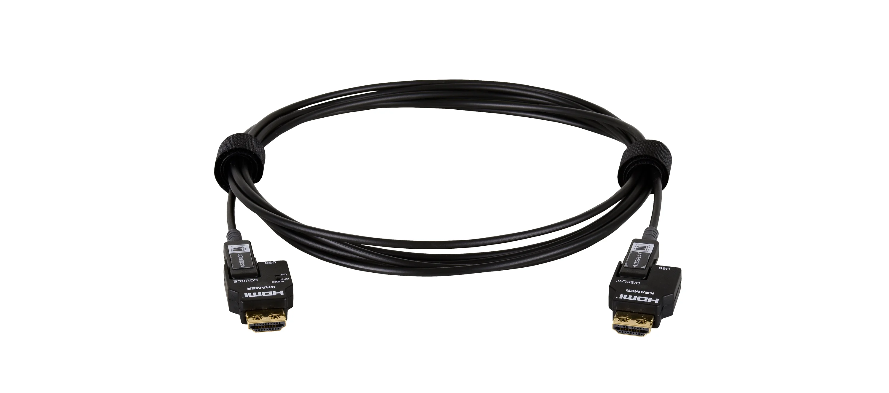 CRS-FIBERH-S1-6 – Secured Unidirectional 1080p Pluggable HDMI Cable over Pure Fiber Cable