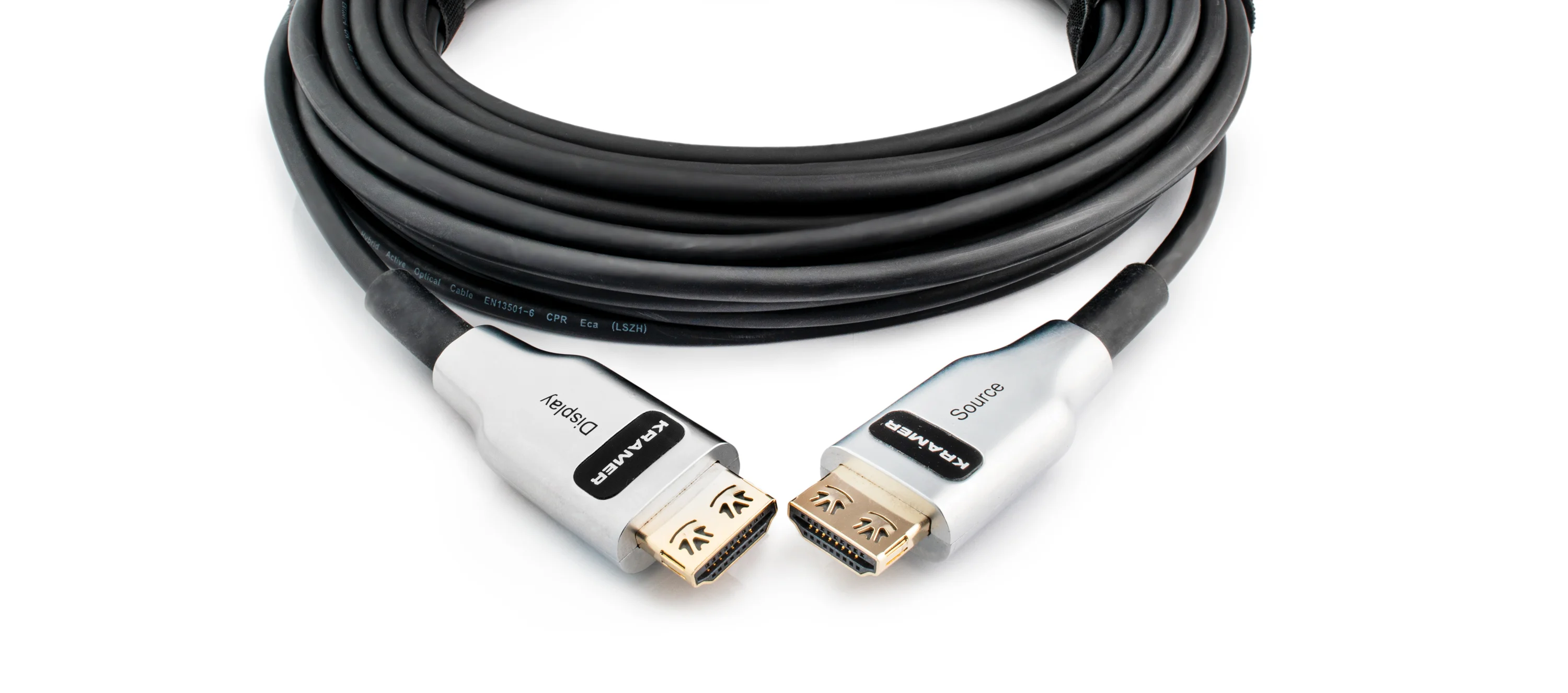 CP–AOCH/UF–197 – Ultra High–Speed HDMI Optic Hybrid Cable — Plenum Rated