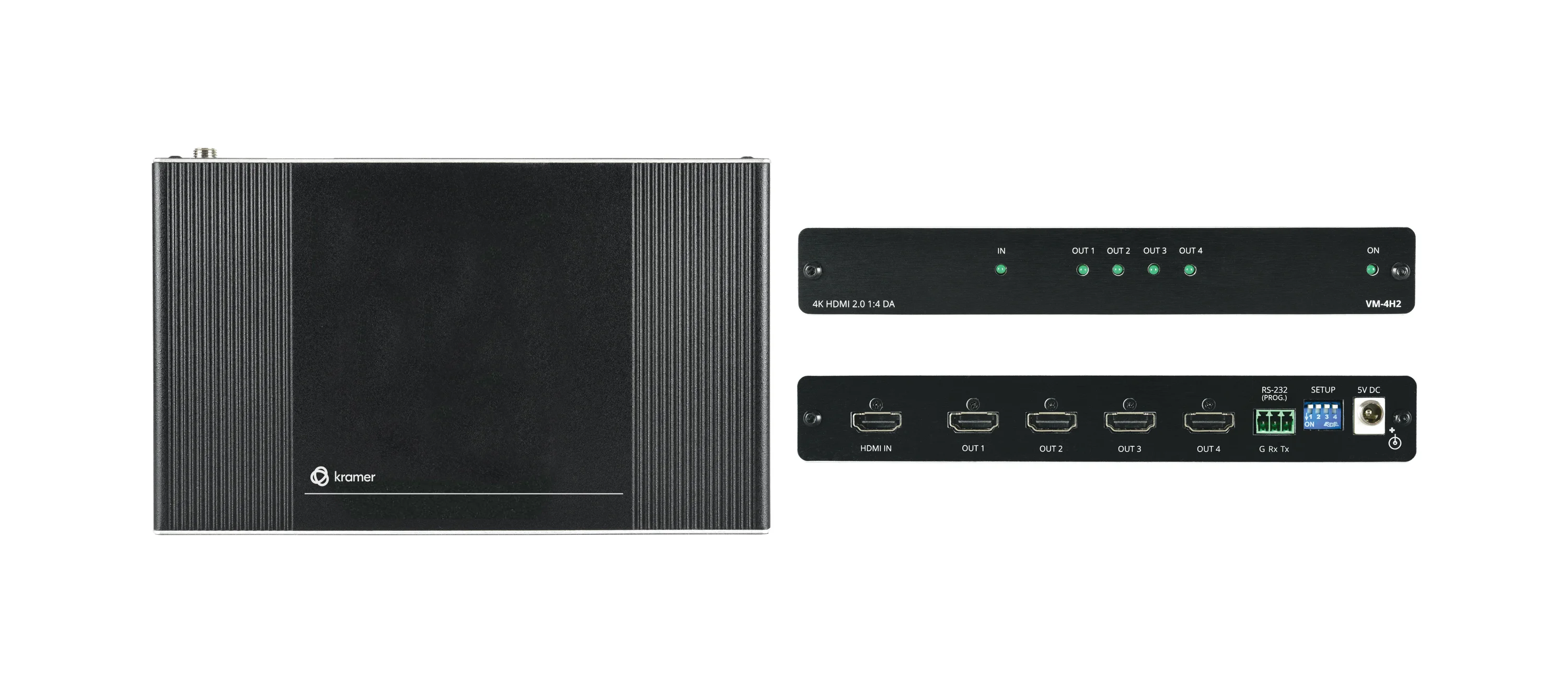 VM-4H2 – 1:4 4K HDR HDMI-Verteilverstärker