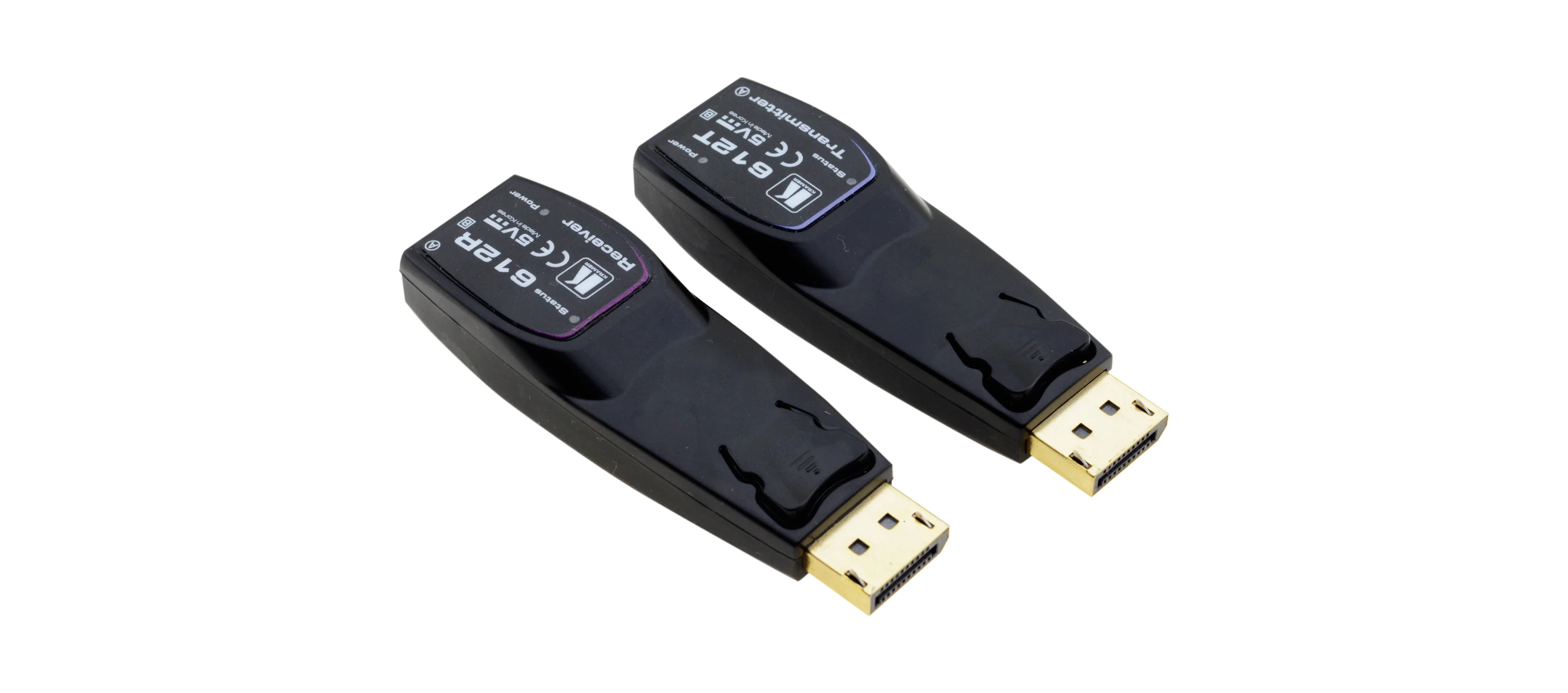 612R/T – 4K60 4 4:4 DP-Sender / Empfänger über MM-Glasfaser mit erweiterter Reichweite