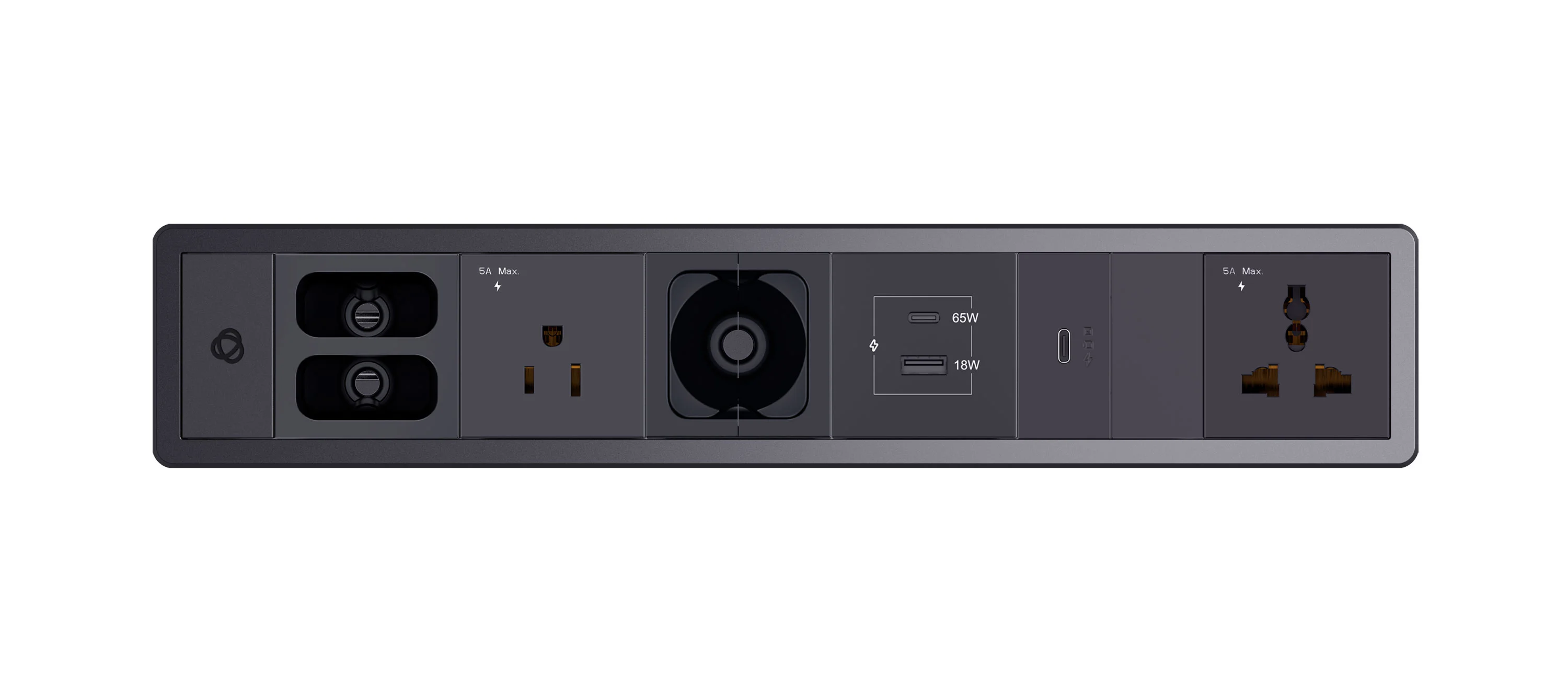 T-IN6-FRAME-A – Table In-Surface, Baseline, Aluminum Frame Rectangle, 6 modules. Includes –Aluminum locking device