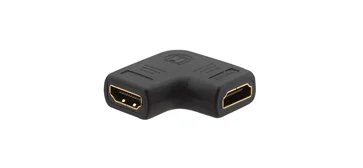 AD-HF/HF/RA-FLAT – HDMI-Buchse / HDMI-Buchse im 90° Winkel, flach (Gender Changer)