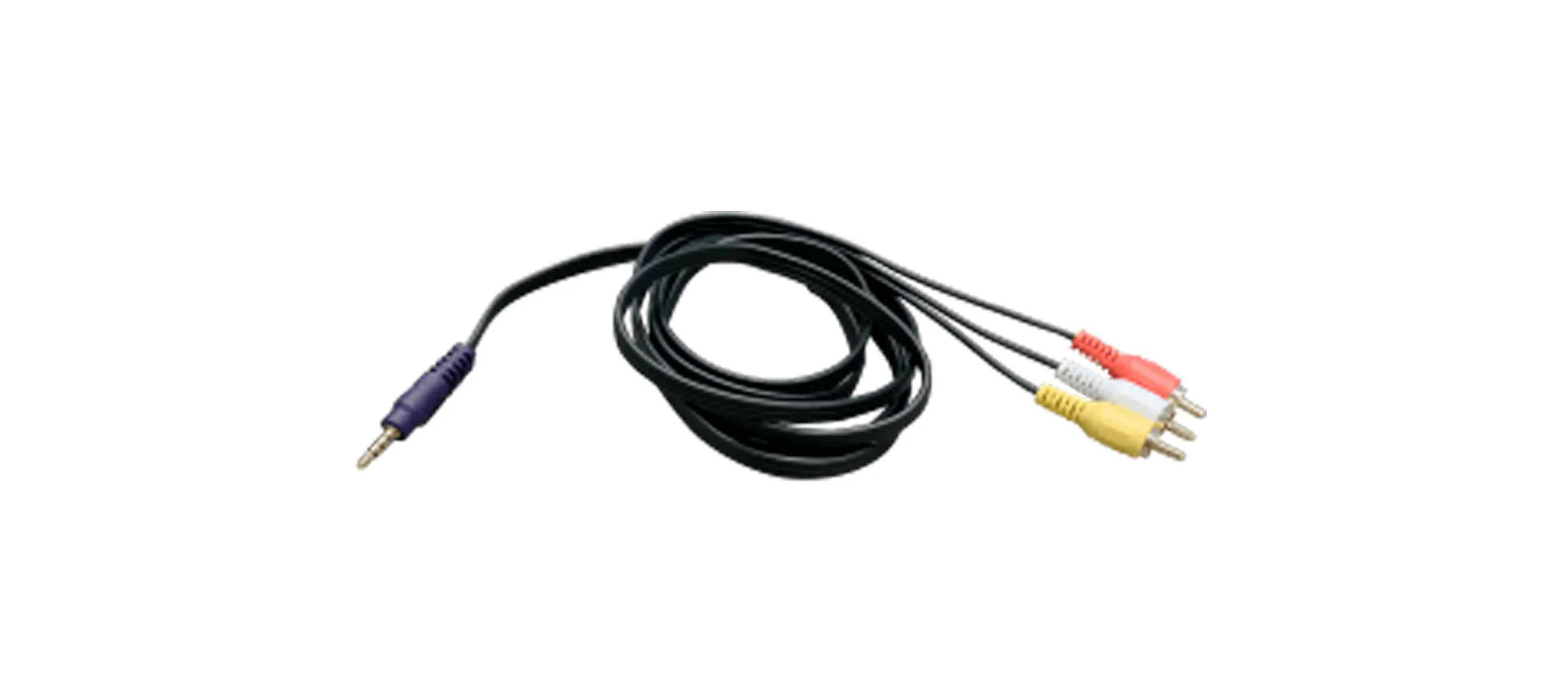 CAVC6 – 6−foot 3.5mm Composite/Analog Audio Break Out Cable