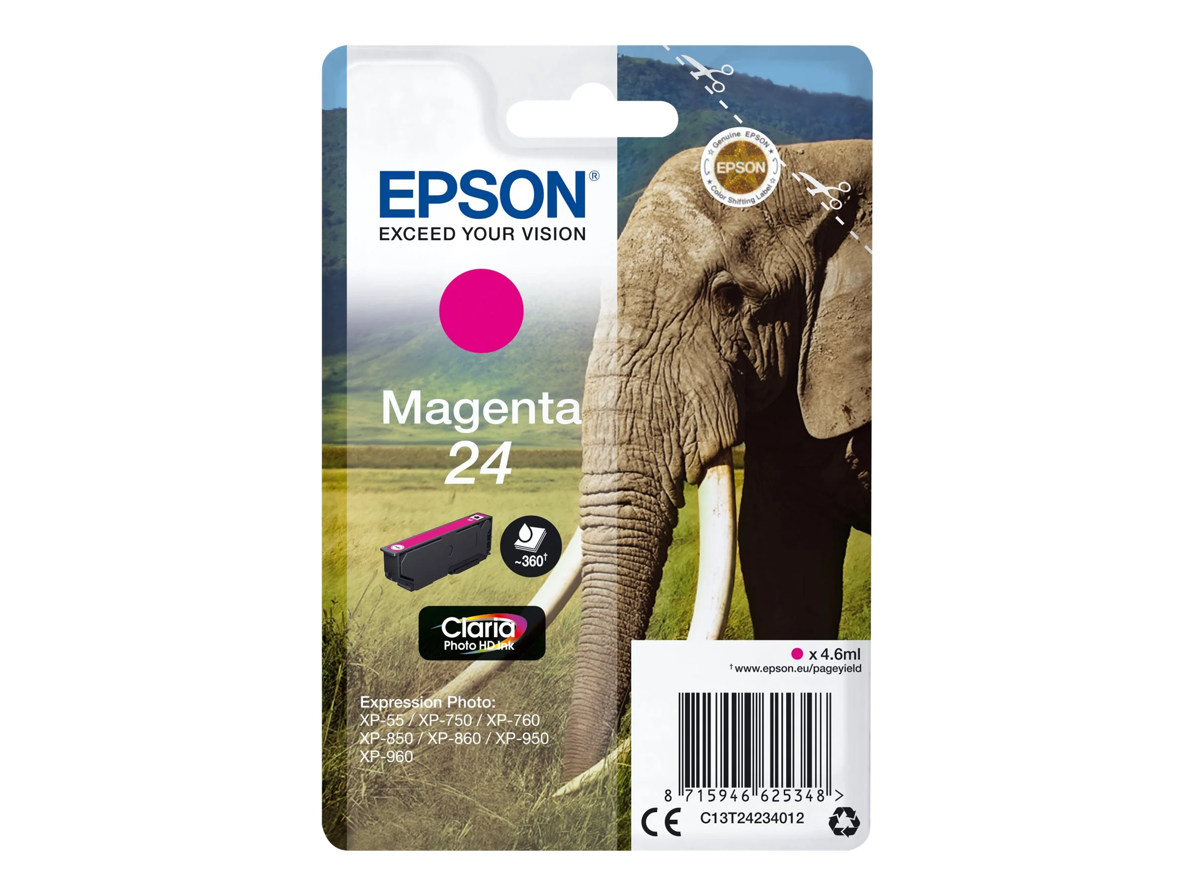 EPSON 1LB ink Singlepack Magenta 24