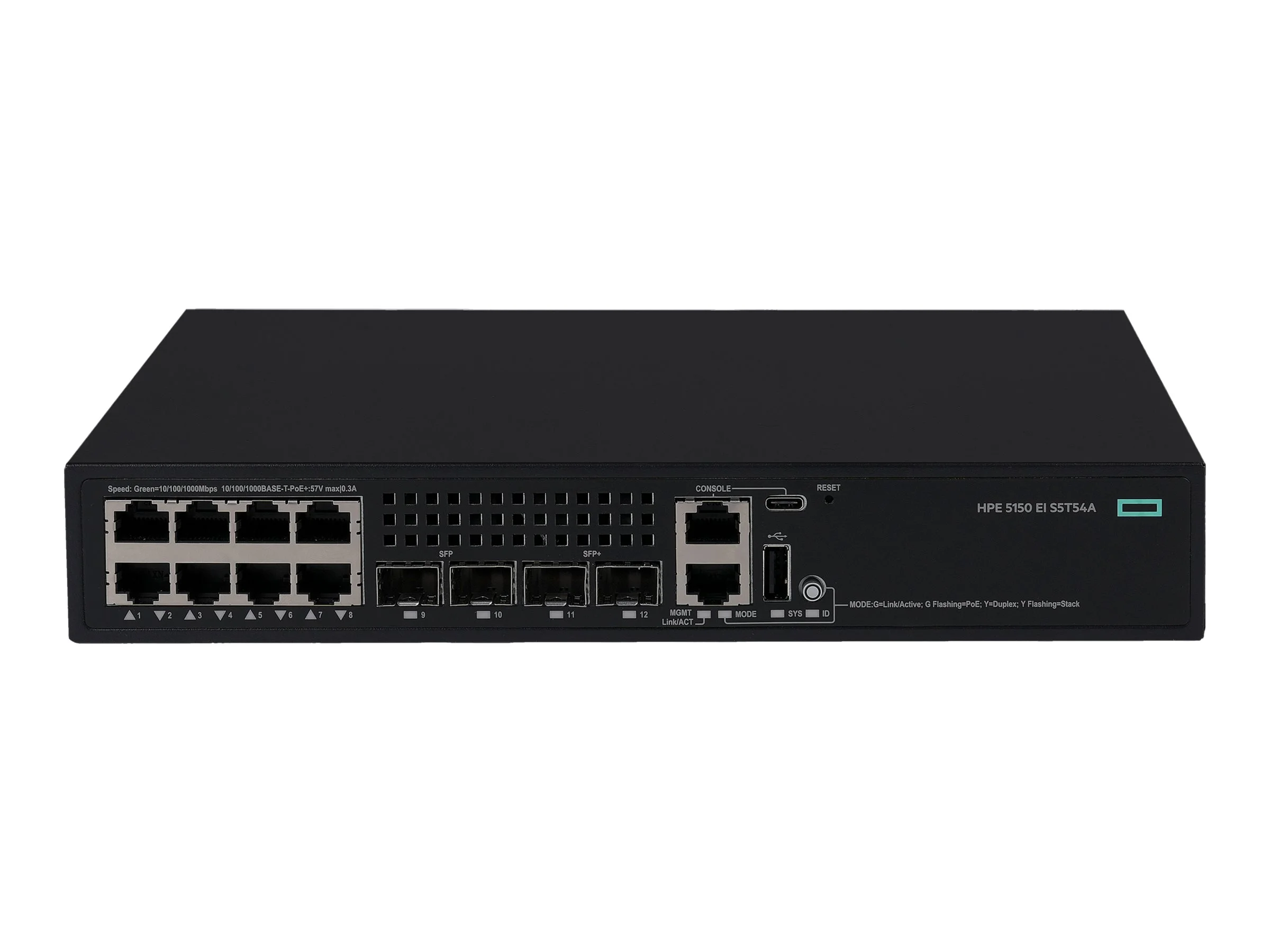 HPE NW CW Sw 8G PoE+ 2F 2P 5150EI EU en