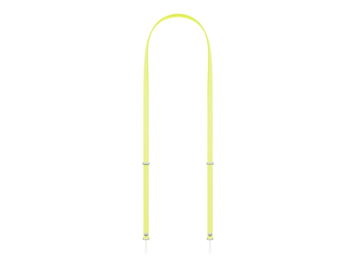 APPLE CROSSBODY STRAP NEON YELLOW