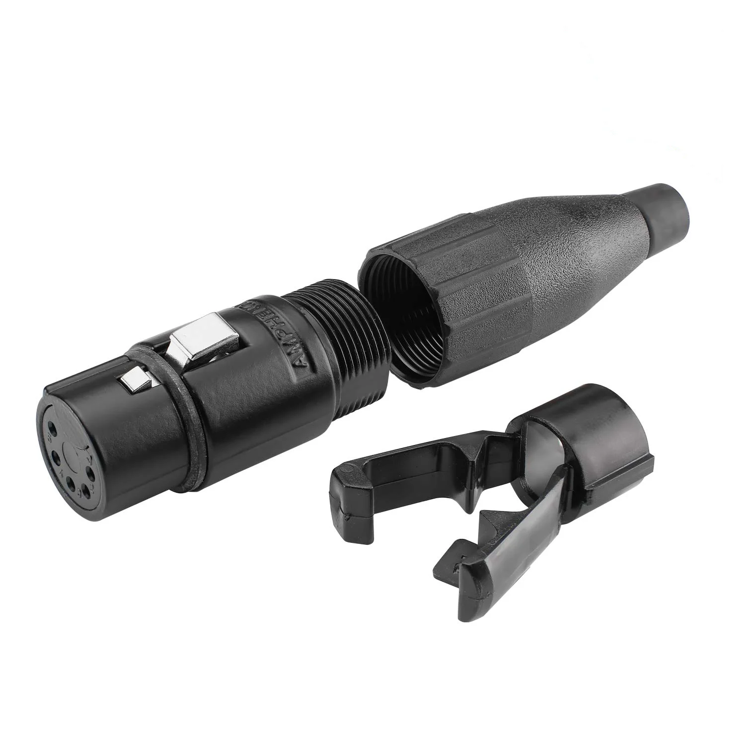 Amphenol Kabelbuchse, 5-pol, nickel