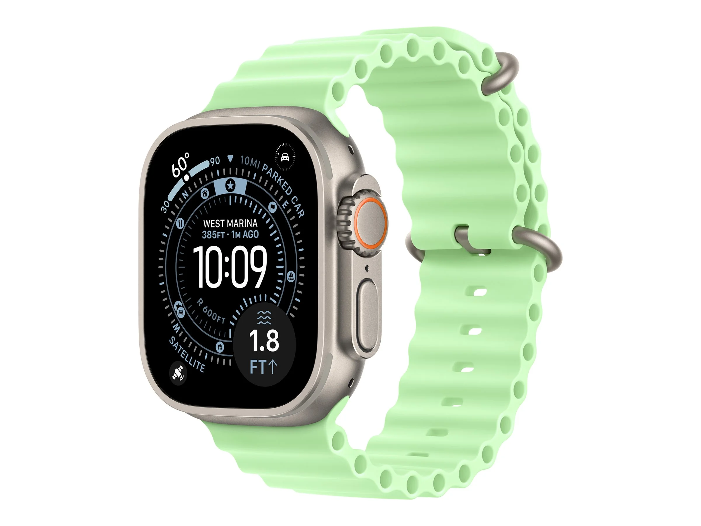 APPLE WATCH 49 NEON GREEN N TI OB XL
