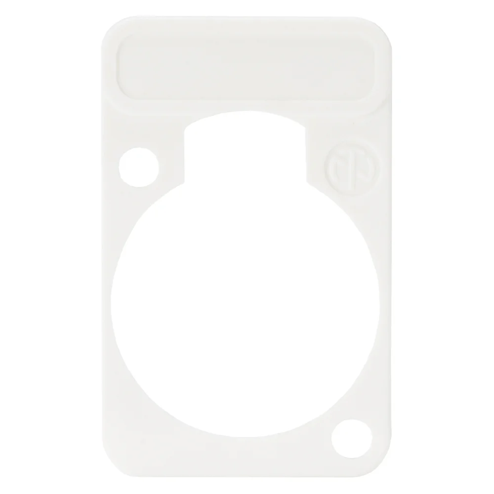 NEUTRIK Beschriftungsschild weiß