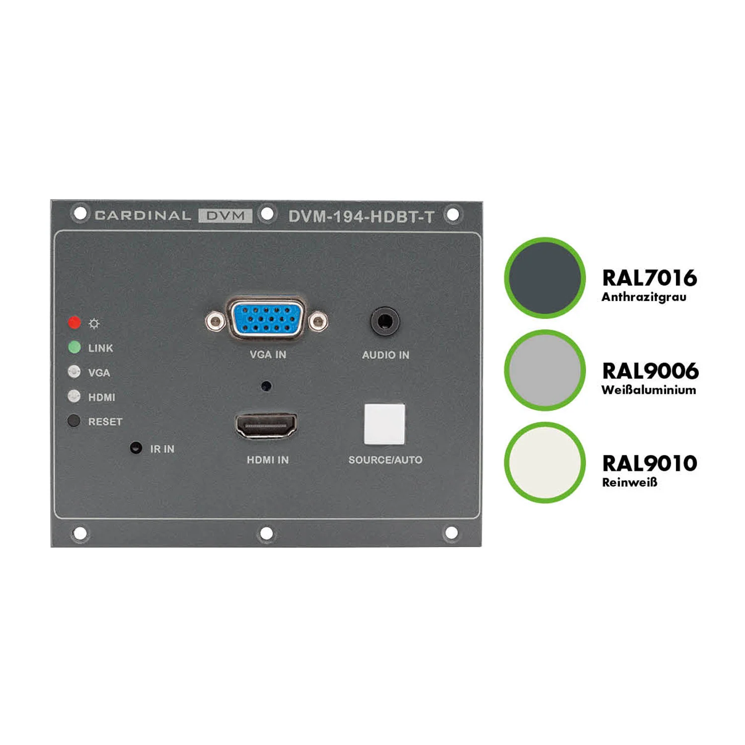 DVM-Serie 194, HDBaseT TX VGA+HDMI R9006