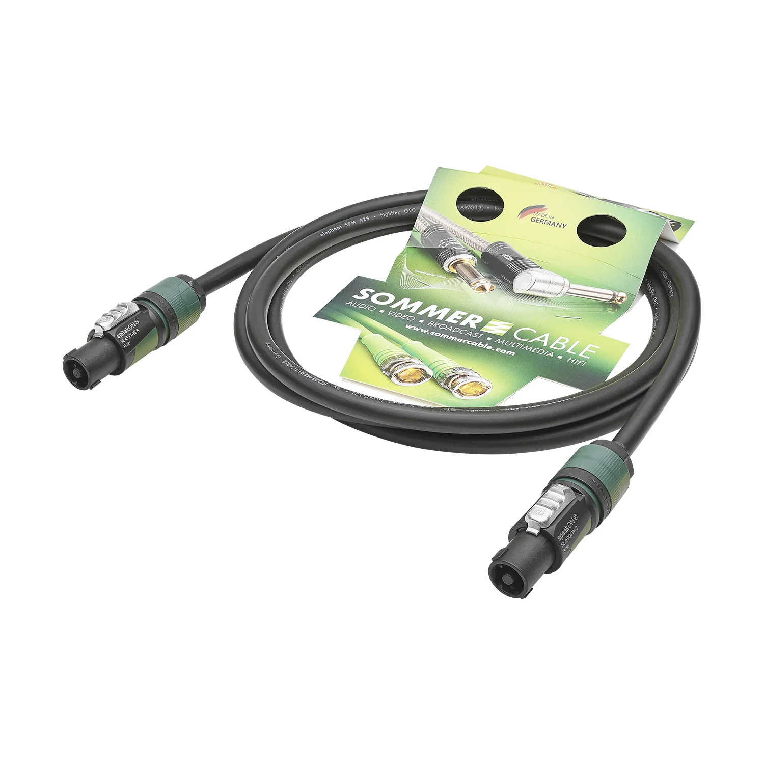 L/S Kabel Elephant, schwarz,  2,50m