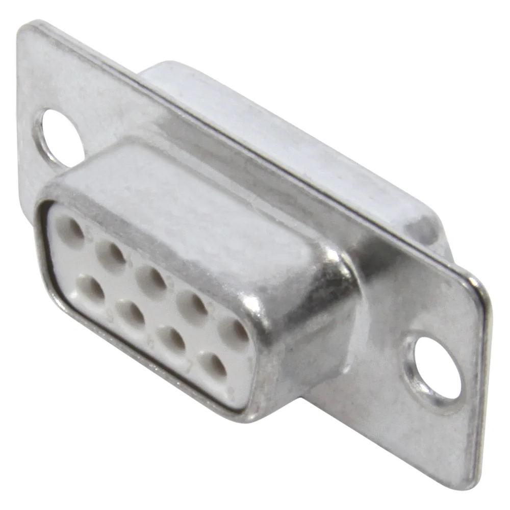 SUB-D Buchseneinsatz  9 Pol mit Löt-