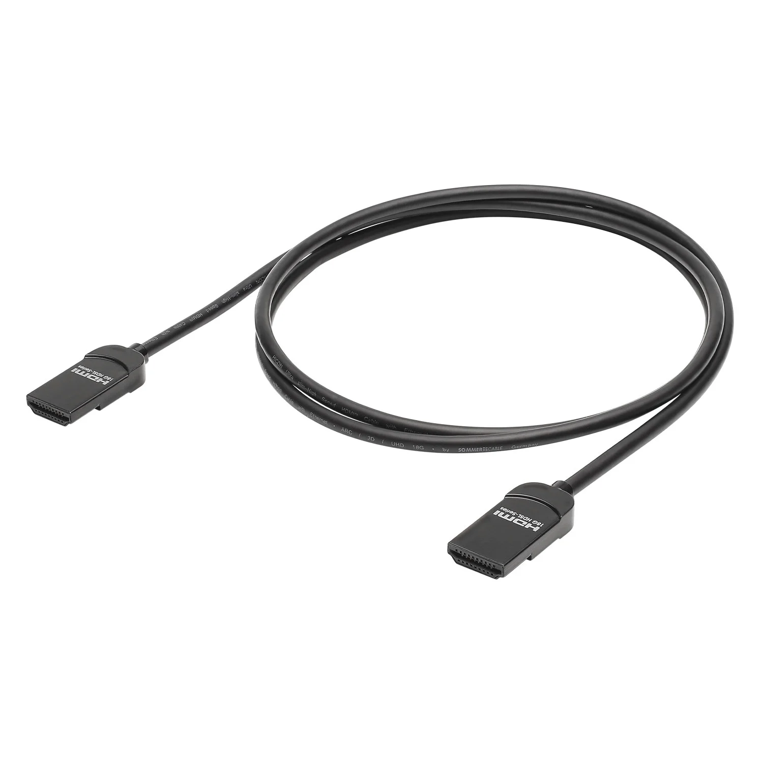 HICON HDMI Kabel Ultraslim 3.6mm,  0,75m