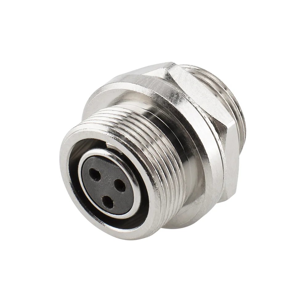 HICON-Mini-XLR Einbau-Buchse 3-pol IP67