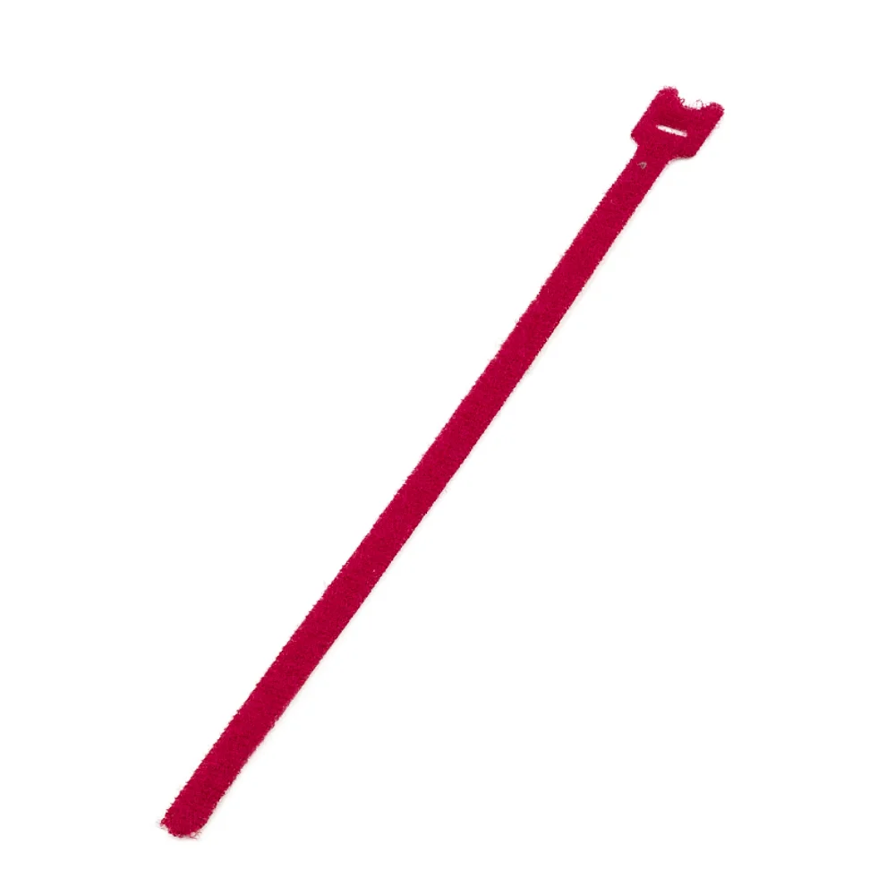 Klettband 13 x 200 mm rot, Klettöse