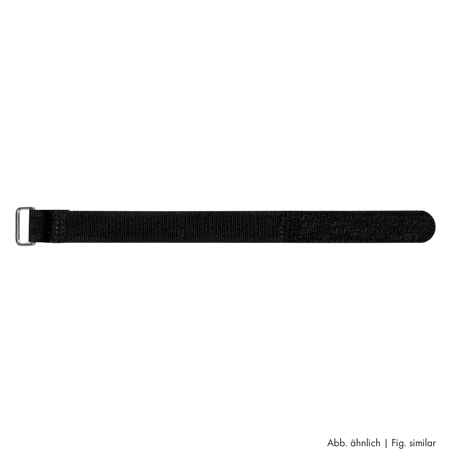 Klettband 20 x 250 mm gelb, Metallöse