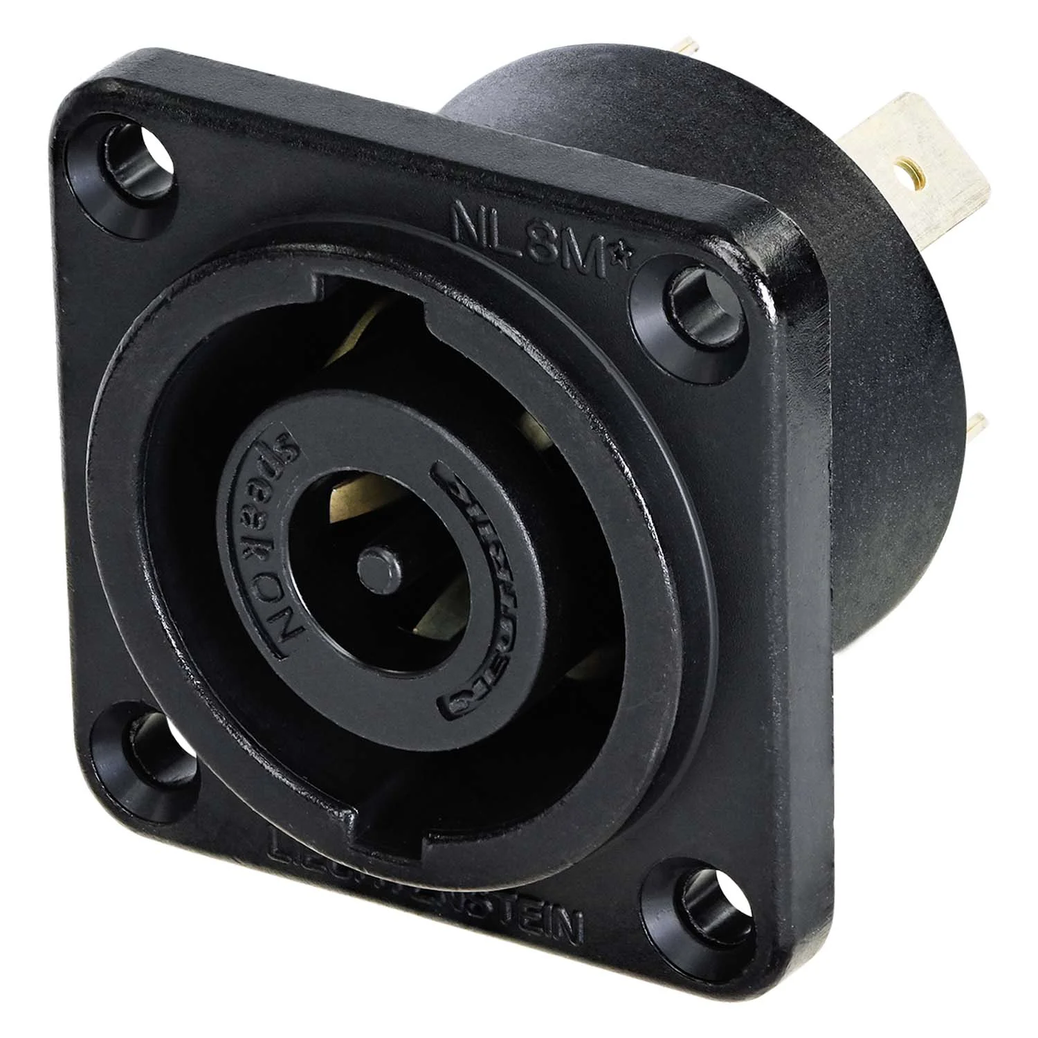 NEUTRIK Speakon Metalleinbaustecker 8pol