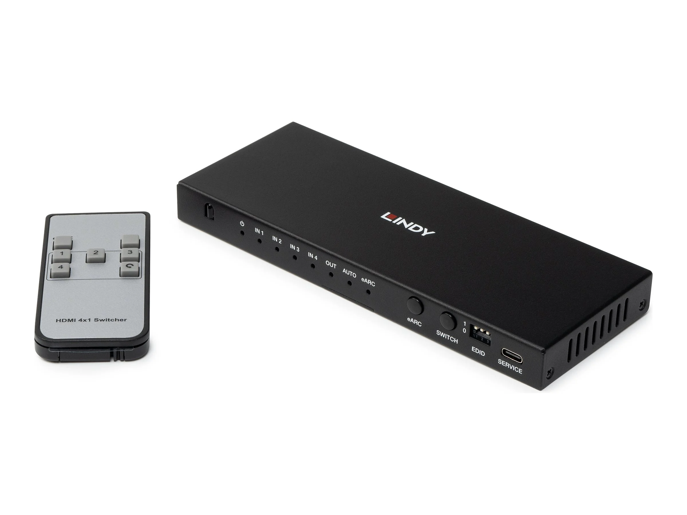 LINDY 4 Port HDMI 8K60 Switch mit eARC