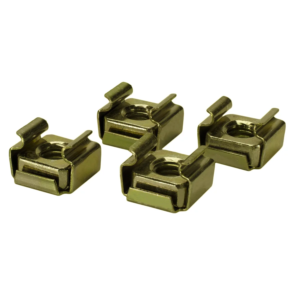 4xKäfigmuttern f. 1,5mm Stahlrackschiene