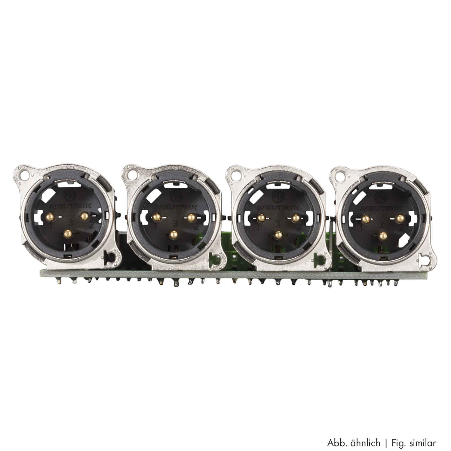 SYSBOXX-Modul 1HE 3BE 4xXLR male > AKL