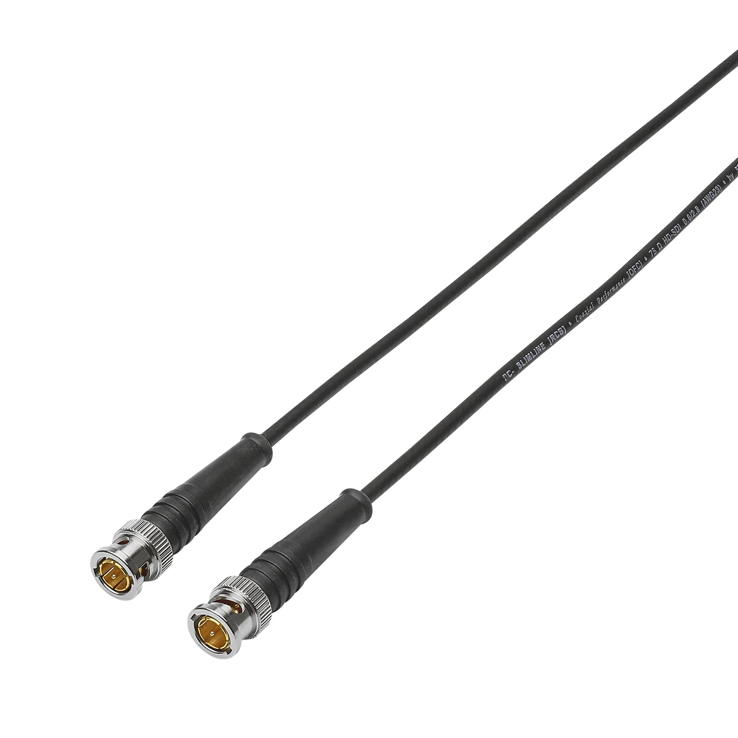 Koaxkabel Slimline, schwarz,  2,00m