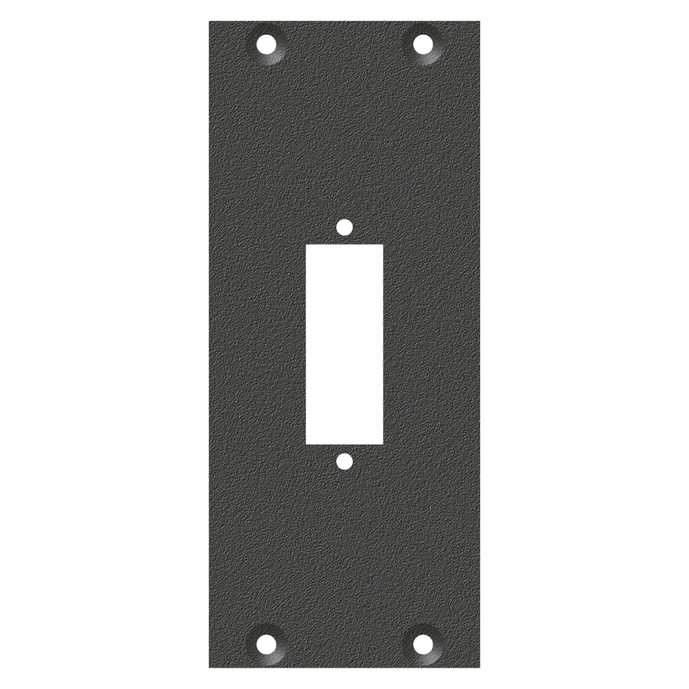 SYSBOXX-Frontblech 2HE 1BE 1xGlasfaser-