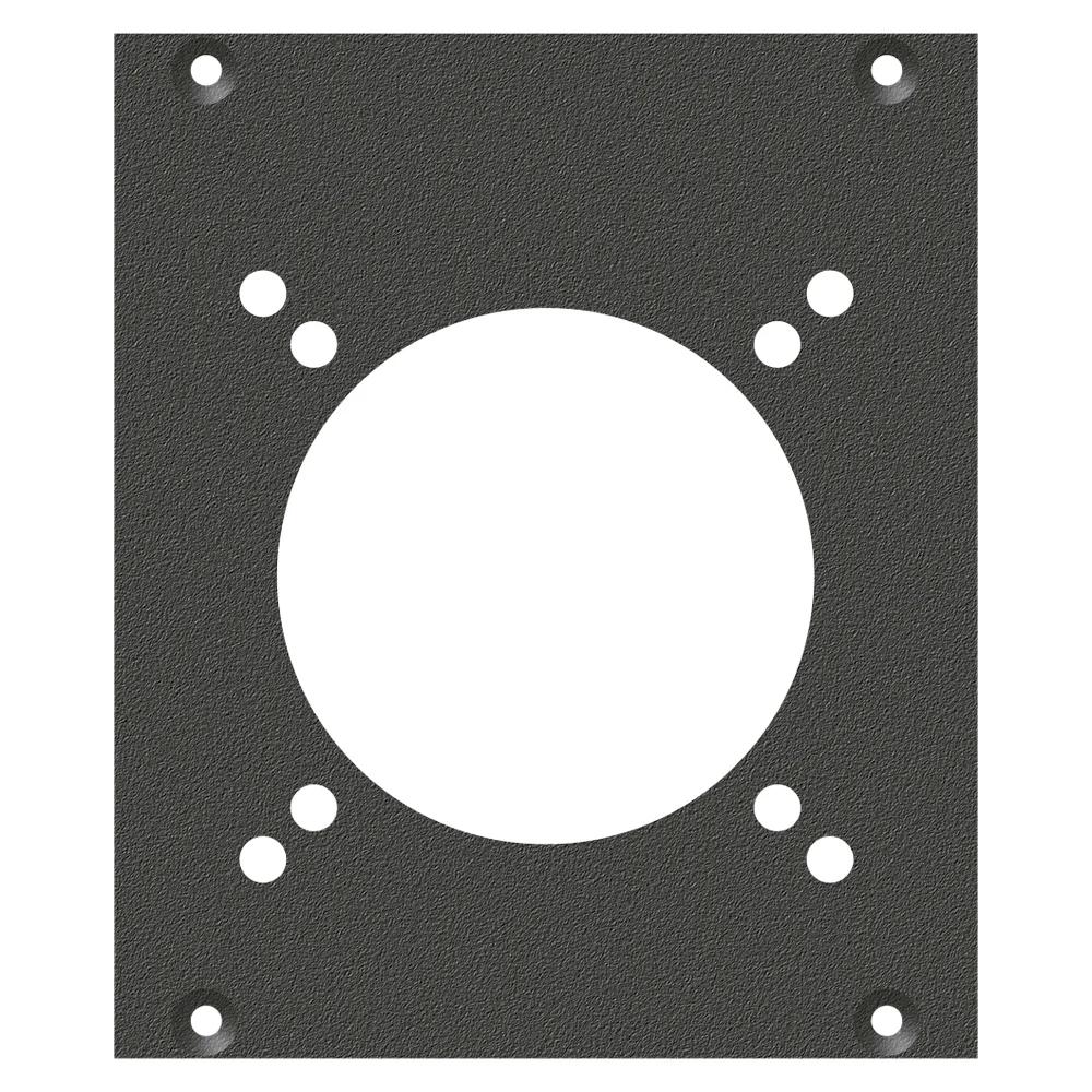 SYSBOXX-Frontblech 2HE 2BE 1xCEE3-16/