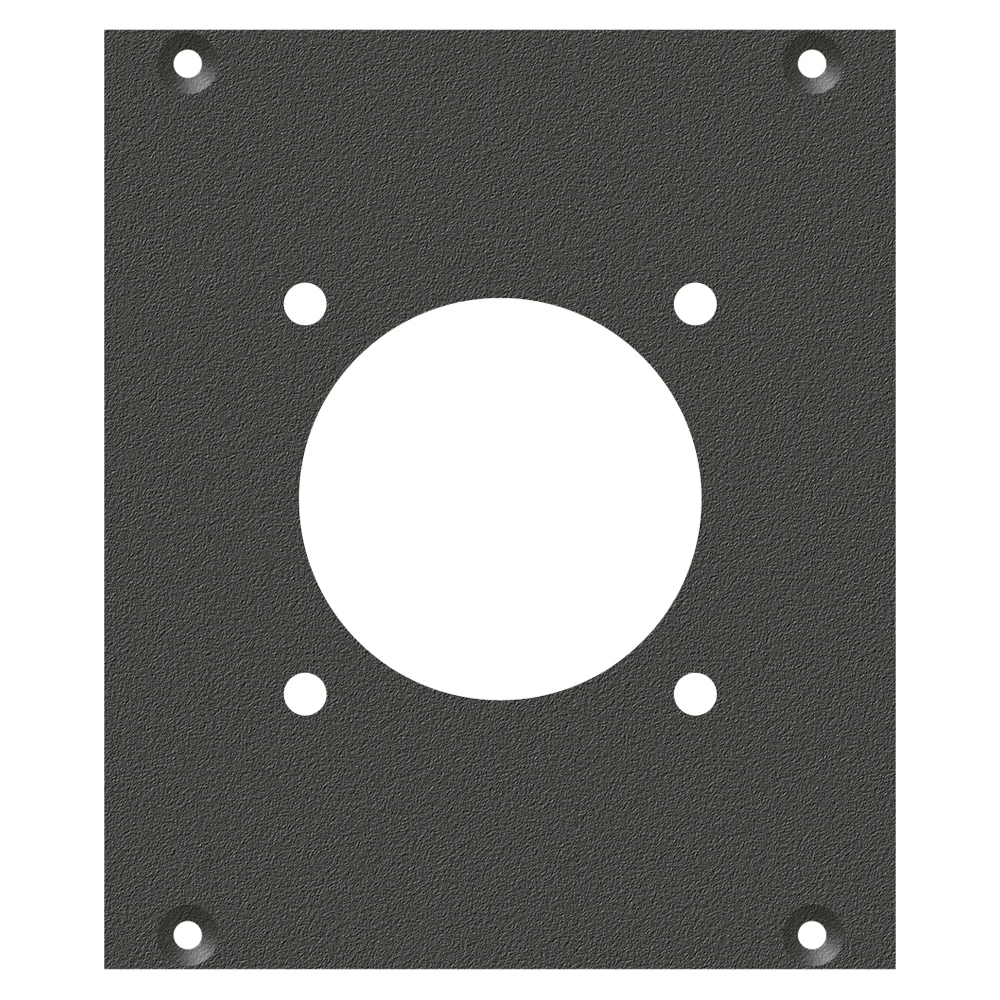 SYSBOXX-Frontblech 2HE 2BE 1xLK24/25