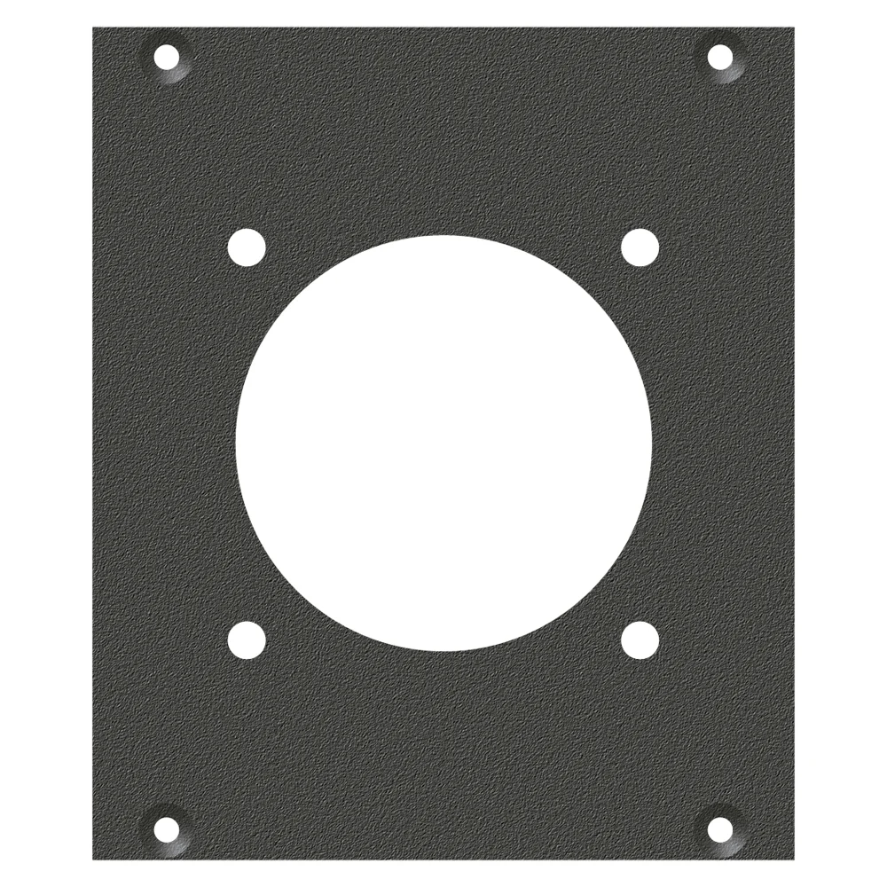 SYSBOXX-Frontblech 2HE 2BE 1xLK37