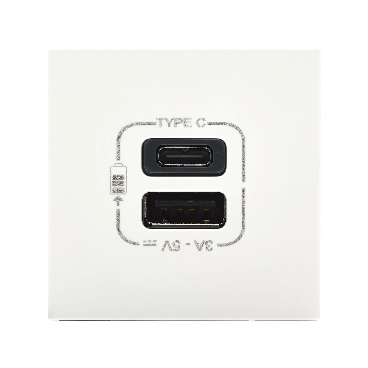 SYSWALL45 USB-Lademodul A/C, 3A