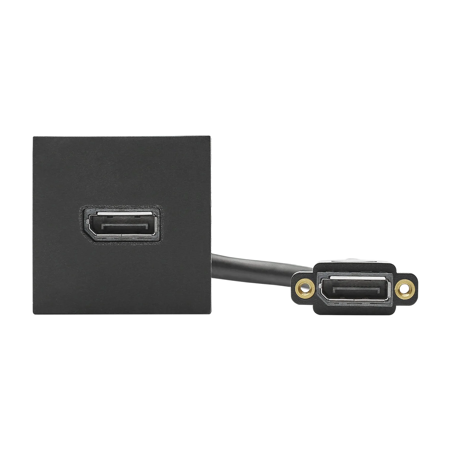 SYSWALL45 DISPLAYPORT -> Kabelbuchse 80°
