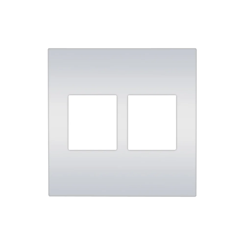 SYSWALL45 Frontplatte, 2 x KEYSTONE