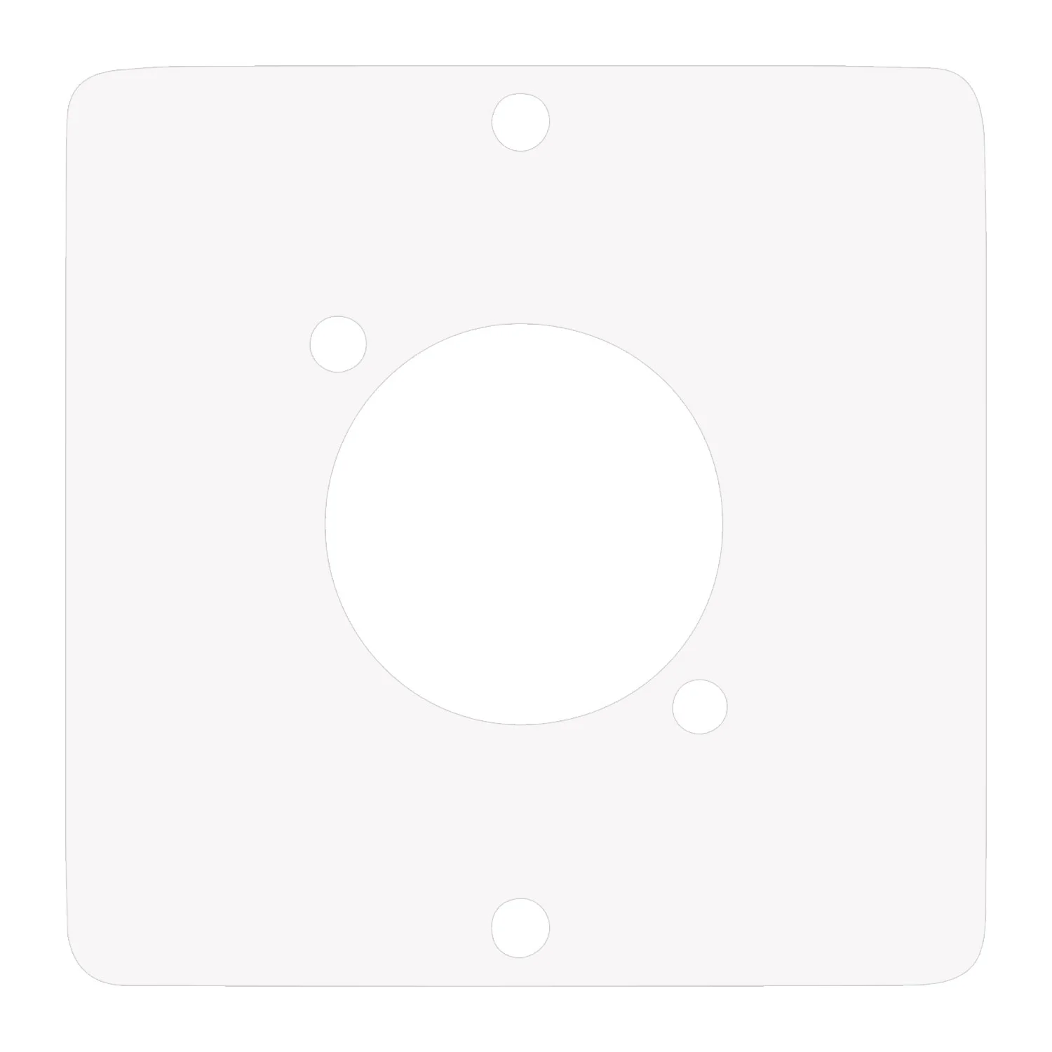 SYSWALL50 Frontplatte, 1x D-TYP