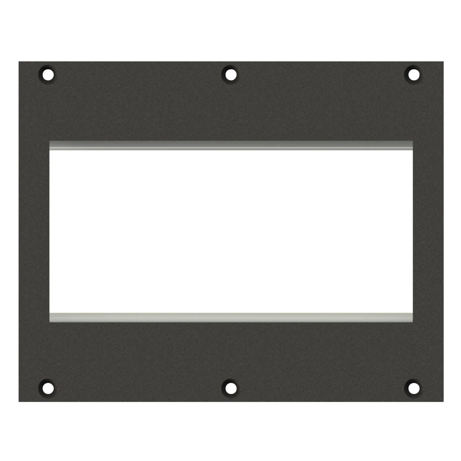 SYSBOXX-Frontblech 2HE 3BE 2xW45-Modul