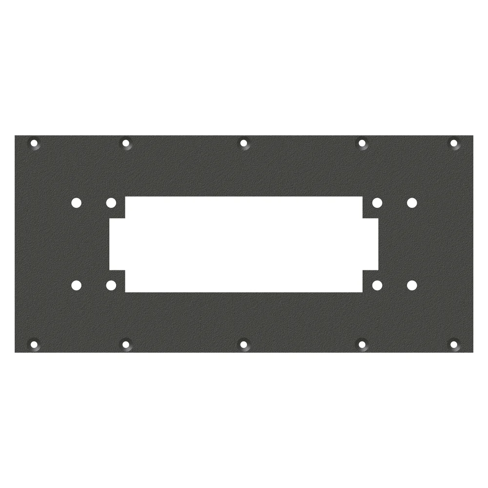 SYSBOXX-Frontblech 2HE 5BE 1xMP16/MP24