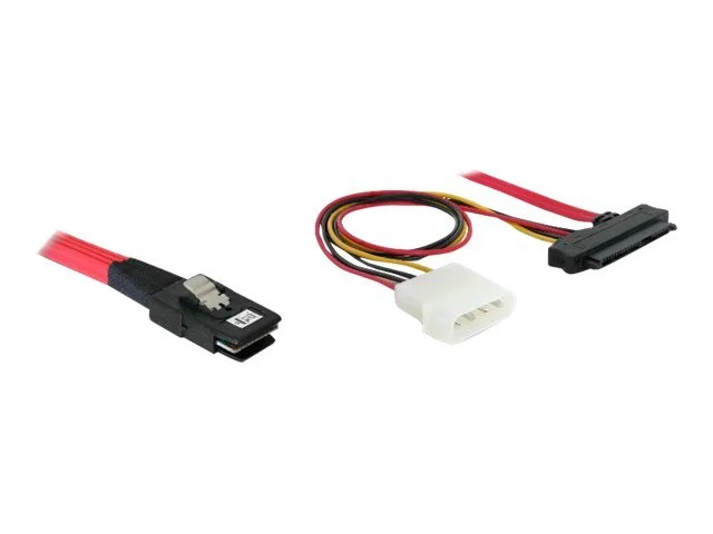 DELOCK Kabel mini SAS 36pin zu 4x SAS 29