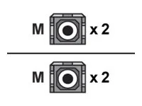 SACON LWL-LED-Patchkabel violett 2m